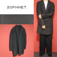 SOPHNET. 丸襟 ショールカラーデザイン コットン100％ ショップコートのサムネイル