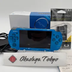 PSP-3000 バイブラント ブルー 箱付き 付属品付 ほぼ未使用品