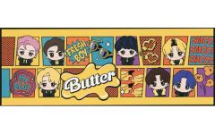 [중고] 잡화 집합 A (치비 구루미 디자인) Butter 마이크로 화이버 타올 [TinyTAN]