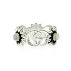 グッチ 925 ダブルGマザー・オブ・パールリング アクセサリー 指輪 装飾品 GUCCI グッチ ダブルG マザー オブ パール リング 指輪