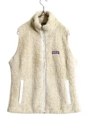 【お得なクーポン配布中!】 パタゴニア ロスガトス フリース ベスト レディース L / 古着15年製 Patagonia 毛長 パイル ボア 重ね着 フルジップ アウトドア ハイネック