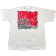 0091 90ｓ　XL　マルボロ　マップ　ビンテージ　シングルステッチ　企業T marlboro