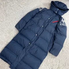 le coq sportif ダウンベンチコート　Mサイズ　サッカー　フットサル　ネイビー　ダウンジャケット　ダウンコート　アウター　肉厚　極暖
