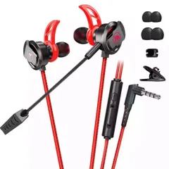 レッド plextone mowi 新型RX3 ゲーミング イヤホン カナル型 ゲーム イヤフォン 有線 ヘッドセット 新品未開封 3.5mm イヤホンジャック FPS モバイル ゲーム PS4 PS5対応