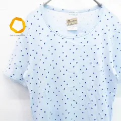 DO!FAMILY ドゥファミリー Tシャツ カットソー 花柄 水色系 811870k★のサムネイル