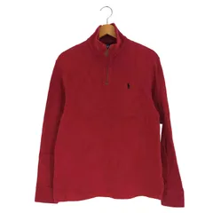 ポロバイラルフローレン Polo by RALPH LAUREN ポニー刺繍 コットン ハーフジップ スウェット メンズ import：M 