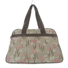レスポートサック LesportSAC ナイロン 花柄 トートバッグ ハンドバッグ ベージュ