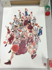 スラムダンク　A全ポスター（株）集英社 Amazon.co.jp: スラムダンク 公式 A全ポスター 原画デザイン