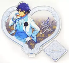 【中古】アクリルスタンド・アクリルパネル 漣ジュン 「あんさんぶるスターズ! 4周年 ハートアクリルスタンド C」 中国限定