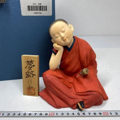 中国 赤珊瑚彫刻 サンゴ 弁財天像 七福神 置物 唐木台付 G 8383 - メルカリ