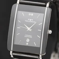 【新品・未使用】 TECHNOS テクノス ブラックセラミック T9867TB
