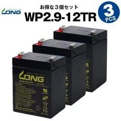 WP2.9-12TR 【3個セット】 （産業用鉛蓄電池） 【サイクルバッテリー】 LONG