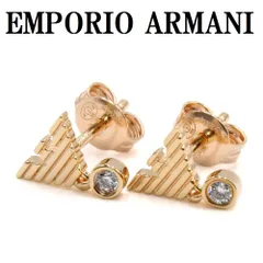 エンポリオアルマーニ　両耳ピアス エンポリオアルマーニ ピアス EMPORIO ARMANI ロゴ シルバー