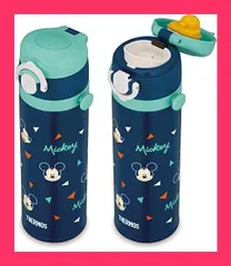 【スタッフおすすめ!】サーモス 水筒 真空断熱キッズケータイマグ 0.5L ミッキー ネイビー 子供用 通園通学 JOI-500DS NVY