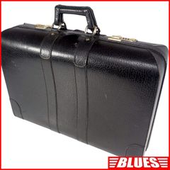美品】タグ付き JAL パイロットケース 旅行カバン レザー 金金具 黒