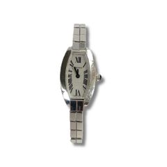 Cartier カルティエ レディース クオーツ WG 腕時計 Mini Tonneau ミニトノーラニエール W15363W3(2545)