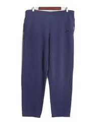 【お得なクーポン配布中!】 90s ナイキ ポケット付き スウェット パンツ メンズ L 程 90年代 初期 銀タグ オールド NIKE  裏起毛 トレーナー ワンポイント 青 薄手 紺