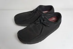 正規 定番 Clarks クラークス Wallabee GORE-TEX ゴアテックス ワラビー ブーツ スエード 21621 US9 26.5cm 黒 ブラック 本物 605P★2