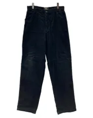 USA製 三つ星 RRL ダブルアールエル 墨黒 フェード 2タックトラウザー