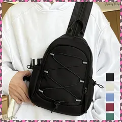 送料無料 ボディバッグ ユニセックスウエストポーチ ワンショルダーバッグ 軽量 2way ナイロンバッグ アウトドア 男女兼用かばん 韓国風リュックサック カジュアルbag 夜間反射素材付き 通学 お出かけ鞄 お洒落肩掛けバッグ