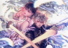 【中古】クリアファイル 霧積真凛＆西島佐理 A4クリアファイル 「PS5/PS4/Switchソフト REYNATIS/レナティス」 Amazon.co.jp購入特典