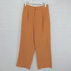 ◇ LOWRYS FARM ローリーズファーム シンプル オフィスカジュアル ストレート パンツ サイズM オレンジ レディース E  【中古】 【1305160004998】
