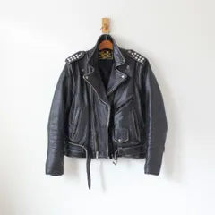 UNIK スタッズ シングルライダース 本革　中古 UNIK スタッズ シングルライダース 本革 中古 - メルカリ