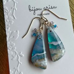 セール❣️ローズクォーツヴェルメイユフフラワー＆グリーンサファイア