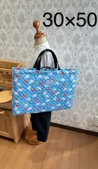 514 ハンドメイド　大きめ レッスンバッグ　30×50　キルティング　ループ付き ネームタグ付き　車　カー　car 英語　マイカー　英文字 車柄 男の子 おしゃれ 通園 通学 入園 入学 小学校　こども園　幼稚園　保育園　幼保園　図書バッグ