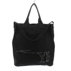 ワイズ Y's ヨウジヤマモト トートバッグ 2WAY ショルダーバッグ キャンバス 黒 YJ-I01-090 /YM ●D ■MUのサムネイル