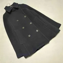 【美品】マーガレットハウエル　カシミヤ混　ピーコート　Mサイズ相当 マーガレットハウエル ピーコート カシミヤ混 ネイビー M 日本製