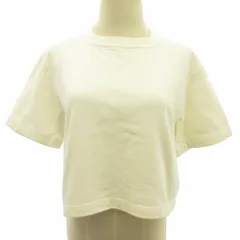 ボッテガヴェネタ BOTTEGA VENETA 極美品 カットソー Tシャツ ヘビージャージー スクエアネック 白 ホワイト XS 744235 VKLZ0のサムネイル