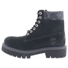 LOUIS VUITTON (ルイヴィトン) 24AW×Timberland 6INCH ANKLE BOOT ティンバーランド モノグラムアンクルブーツ ブラック