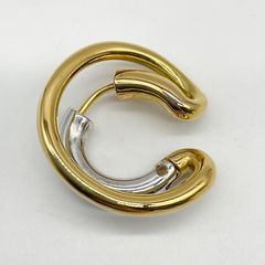 Charlotte CHESNAIS シャルロット シェネ SV925 ピアス アクセサリー レディース シルバー×ゴールド コンビカラー【中古】ABランク　5_300