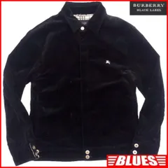 バーバリーブラックレーベル M ベロア ジャケット ノバチェック JJ1022