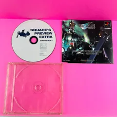 ◇【非売品】SQUARE’S PREVIEW EXTRA プレイステーション playstation プレステ用 PS ファイナルファンタジーVII サンプル ソフト FF7 PS体験版ソフト
