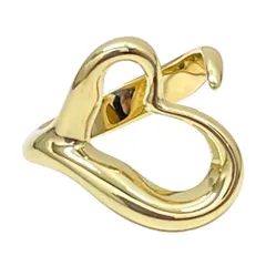 TIFFANY&CO. ティファニー エルサペレッティ オープンハートリング 750 イエローゴールド 8.8g 指輪 サイズ 10号 正規品 / 40310