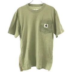 sacai×Carhartt WIP サカイ カーハート 24SS サイドジップポケットTシャツ 24-0725S グリーン 4