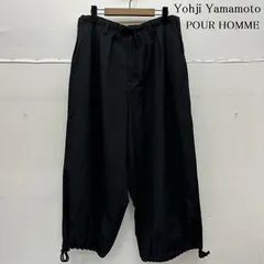 美品⭐️ヨウジヤマモトプールオム ウールギャバジン ワイドテーパードパンツ L Yohji Yamamoto POUR HOMME - 美品⭐️ヨウジヤマモトプールオム