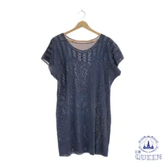 【訳アリ】 トップス チュニック 袖なし カジュアル おしゃれ レディース ネイビー 901-1661 送料無料