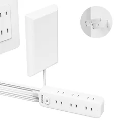 Mscienエムサイン コンセントカバー 赤ちゃん 電源タップ ベビーガード 延長コード 3m 雷ガード 9個口 コンセント タップ テーブルタップ 壁掛け OAタップ 分岐 たこあしコンセント 子供 コンセントガード おしゃれ 1