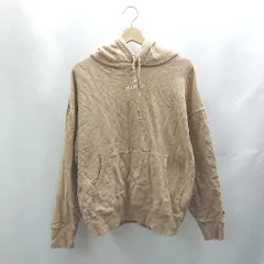 ◇ ⊇ MILKFED. ミルクフェド 綿 長袖 パーカー サイズ1 キャメル レディース E  【1502180053122】