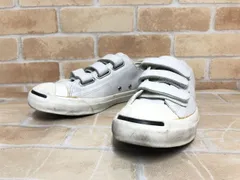 【中古】 CONVERSE コンバース JACK PURCELL V-3 LEATHER ホワイト US8.5 111430506