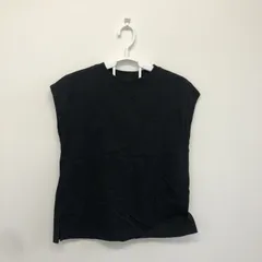 【SENSE OF PLACE by URBAN RESEARCH】センス オブ プレイス バイ アーバンリサーチ　ブラック　トップス　ノースリーブ　タンクトップ