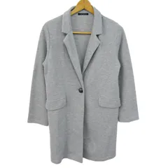 イング ニットコート チェスターコート ジャケット アウター レディース Mサイズ グレー INGNI 【中古】