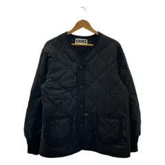 CDG by Comme des Garcons. / シーディージー コムデギャルソン | × Alpha Industries ロゴプリント キルティングジャケット | M | ブラック | メンズ