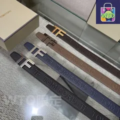 【今日特価】Tom Ford ダブルフェイス レザーベルト-1