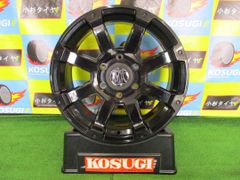 バドックス　ロックケリーMX　7.5J-17　6H139.7　+25　プラド　ハイラックスサーフなど　中古ホイール　4本　【Y18　大和店】