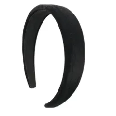 【人気商品】無地 光沢 シンプル おしゃれ 韓国ファッション レトロ ヘアアクセサリー 秋 ベロア 冬 幅広 くすみカラー レディース ヘアバンド カチューシャ 黒 ベロア素材 ブラック ベロアカチューシャ