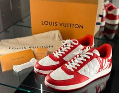 【未使用品】LOUISVUITTON MS0233 　ルイヴィトン　スニーカー　リヴォリライン　ホワイト　レッド　サイズ6ハーフ